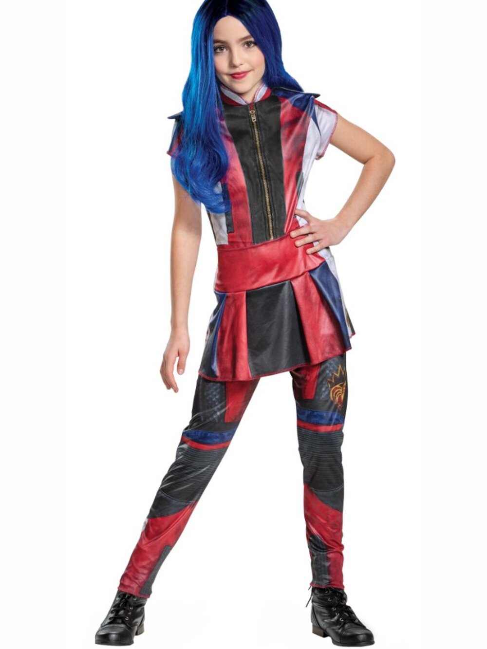 Disney Descendants 3 Girl's Evie Halloween Costume Dress Up Size Medium (7-8)